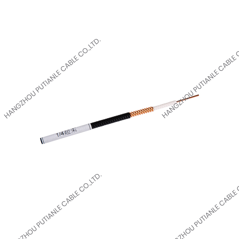 1/4 "Super flexibele spiraal golfbuis 50 ohm coaxiale kabel