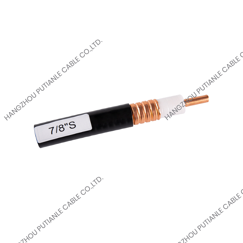7/8 "Super flexibele ringvormige gegolfde koperen buis 50 ohm coaxkabel